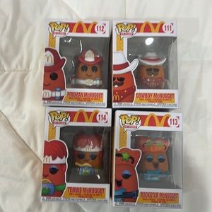 All four McNugget Pops in the McDonald’s Set